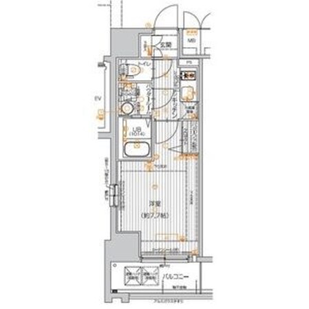 新栄町駅 徒歩7分 4階の物件間取画像